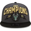 kepure-plokscia-pilka-snapback-9fifty-champions-milwaukee-bucks-nba-new-era