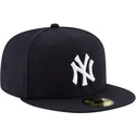 kepure-plokscia-tamsiai-melyna-priglundantis-59fifty-ac-perf-new-york-yankees-mlb-new-era