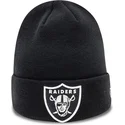 czarna-czapka-essential-cuff-las-vegas-raiders-nfl-new-era