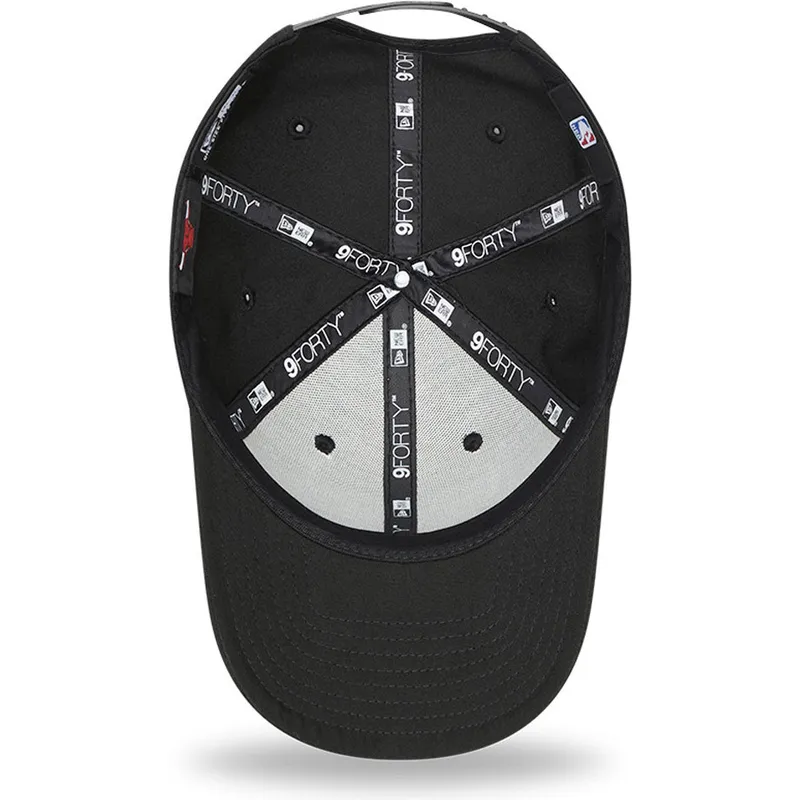 kepure-islenkta-juoda-snapback-9forty-black-base-chicago-bulls-nba-new-era