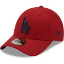 kepure-islenkta-raudona-reguliuojamas-9forty-diamond-era-los-angeles-dodgers-mlb-new-era