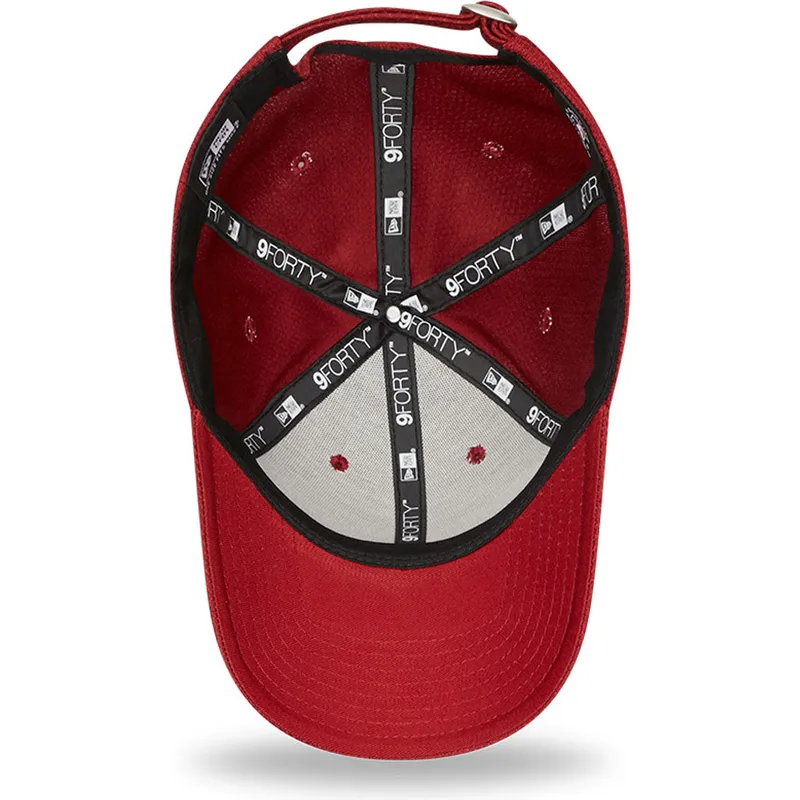 kepure-islenkta-raudona-reguliuojamas-9forty-diamond-era-los-angeles-dodgers-mlb-new-era