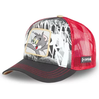 Capslab Tom TOM2 Looney Tunes Black and Red Trucker Hat