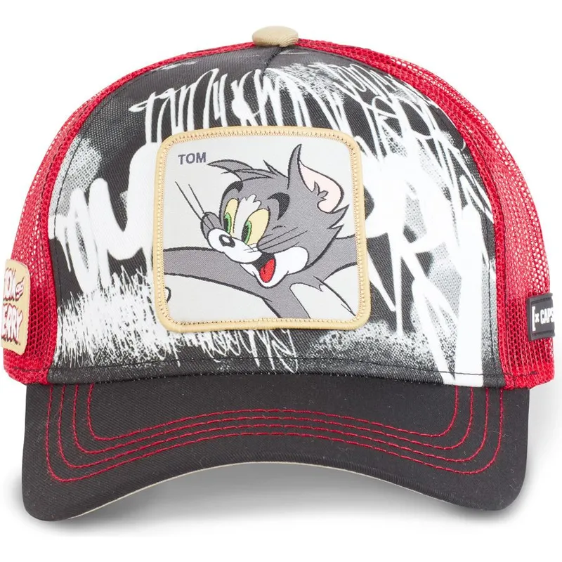 czapka-trucker-czarna-i-czerwona-tom-tom2-looney-tunes-od-capslab