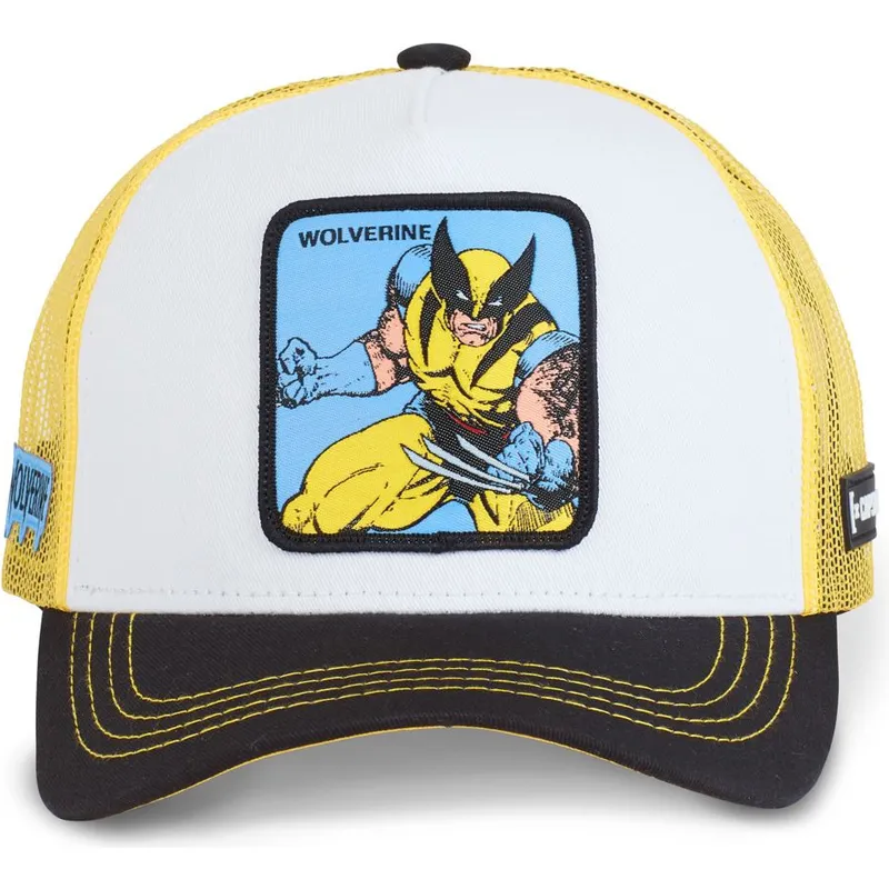 kepure-islenkta-balta-snapback-wol2-wolverine-marvel-comics-capslab
