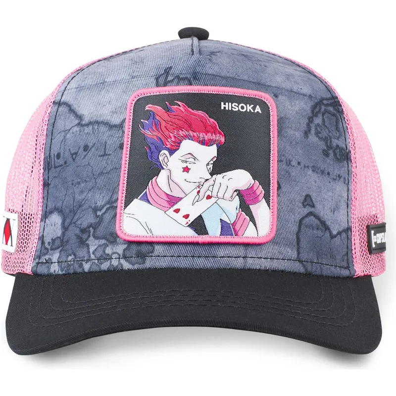 kepure-islenkta-juoda-snapback-his2-hisoka-morow-hunter-x-hunter-capslab