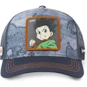 kepure-islenkta-tamsiai-melyna-snapback-gon2-gon-freecss-hunter-x-hunter-capslab