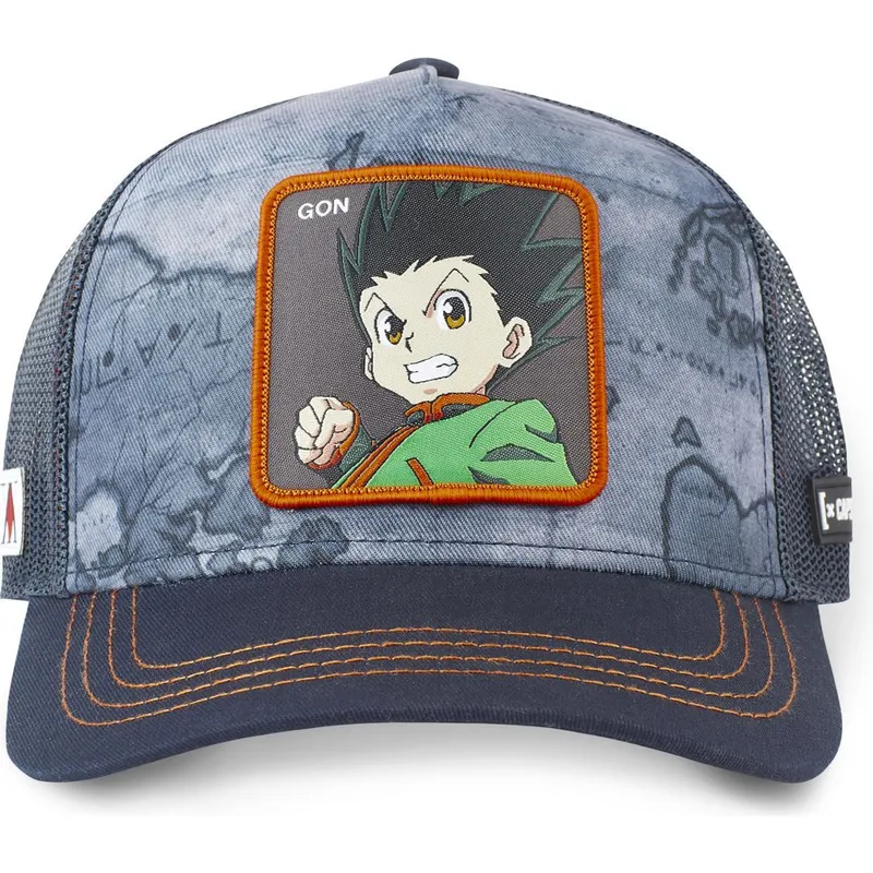 kepure-islenkta-tamsiai-melyna-snapback-gon2-gon-freecss-hunter-x-hunter-capslab