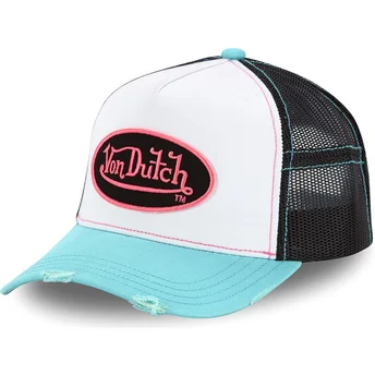 Cap išlenkta white snapback Von Dutch