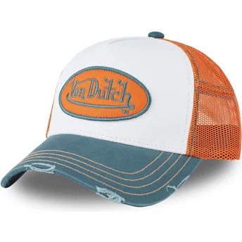 Kepurė išlenkta vilkikas balta snapback , SUM HUN Von Dutch