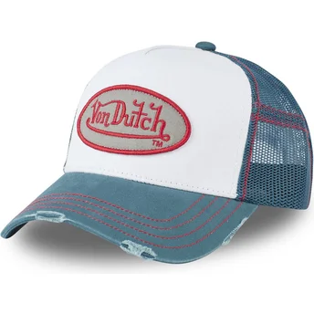 Kepurė išlenkta balta snapback SUM Von Dutch