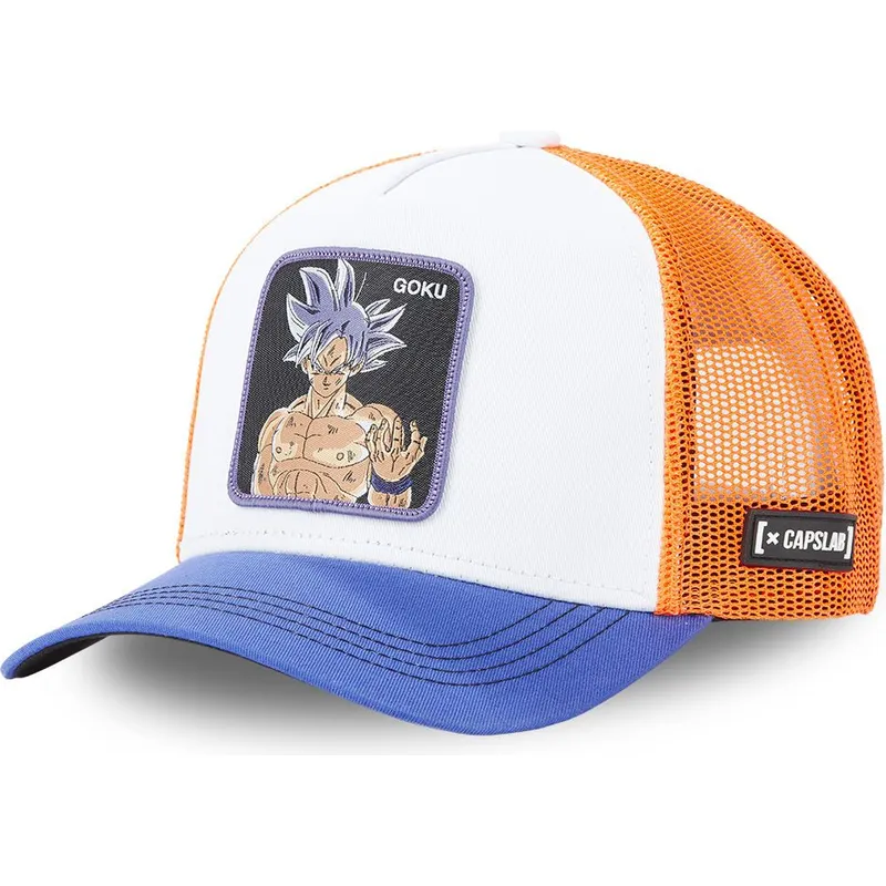 kepure-islenkta-balta-snapback-ultra-instinct-ult3-son-goku-dragon-ball-capslab