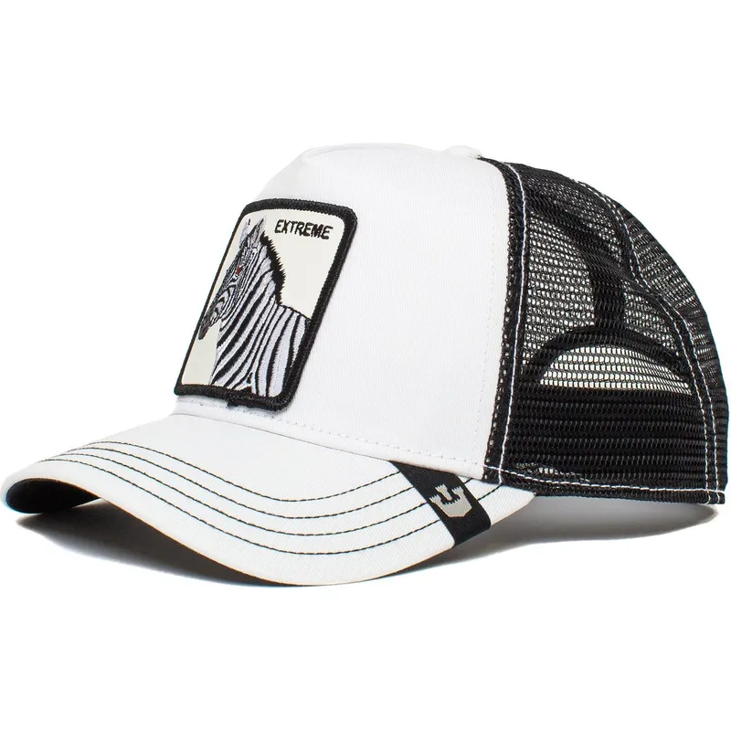 kepure-islenkta-balta-snapback-extreme-exxxtreme-the-farm-goorin-bros