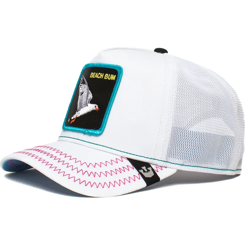 kepure-islenkta-balta-snapback-beach-bum-beach-bomber-the-farm-goorin-bros