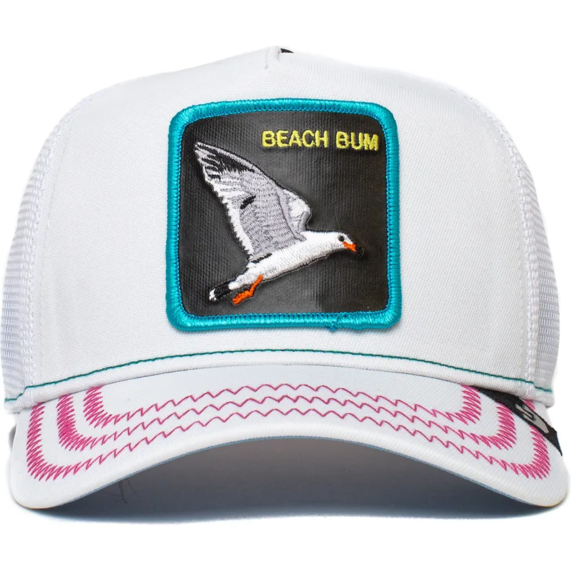 kepure-islenkta-balta-snapback-beach-bum-beach-bomber-the-farm-goorin-bros