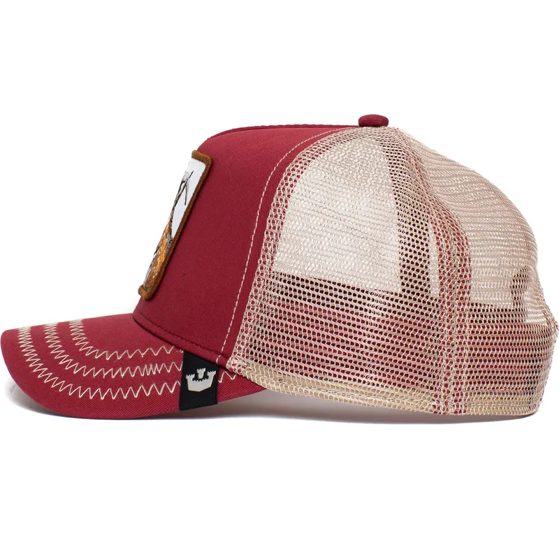 kepure-islenkta-raudona-snapback-goat-the-goat-the-farm-goorin-bros