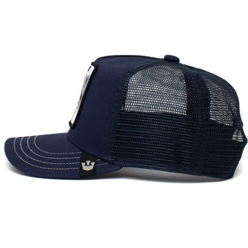 kepure-islenkta-tamsiai-melyna-snapback-vaikams-sticky-bandit-the-farm-goorin-bros kepure-islenkta-tamsiai-melyna-snapback-vaikams-sticky-bandit-the-farm-goorin-bros