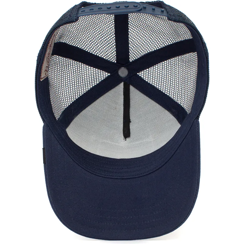 kepure-islenkta-tamsiai-melyna-snapback-vaikams-sticky-bandit-the-farm-goorin-bros kepure-islenkta-tamsiai-melyna-snapback-vaikams-sticky-bandit-the-farm-goorin-bros