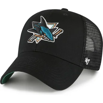kepure-islenkta-juoda-snapback-mvp-branson-san-jose-sharks-nhl-47-brand