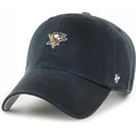 kepure-islenkta-juoda-reguliuojamas-clean-up-base-runner-pittsburgh-penguins-nhl-47-brand