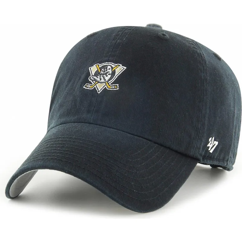 kepure-islenkta-juoda-reguliuojamas-clean-up-base-runner-anaheim-ducks-nhl-47-brand