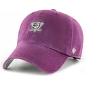czapka-z-daszkiem-bordowa-regulowana-clean-up-base-runner-anaheim-ducks-nhl-marki-47-brand