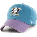 niebiesko-fioletowa-czapka-z-daszkiem-regulowana-clean-up-two-tone-anaheim-ducks-nhl-marki-47-brand