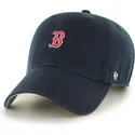 cap-islenkta-navy-blue-adjustable-strap-clean-up-base-runner-boston-red-sox-mlb-47-brand