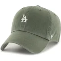 zielona-zakrzywiona-regulowana-czapka-clean-up-base-runner-los-angeles-dodgers-mlb-marki-47-brand