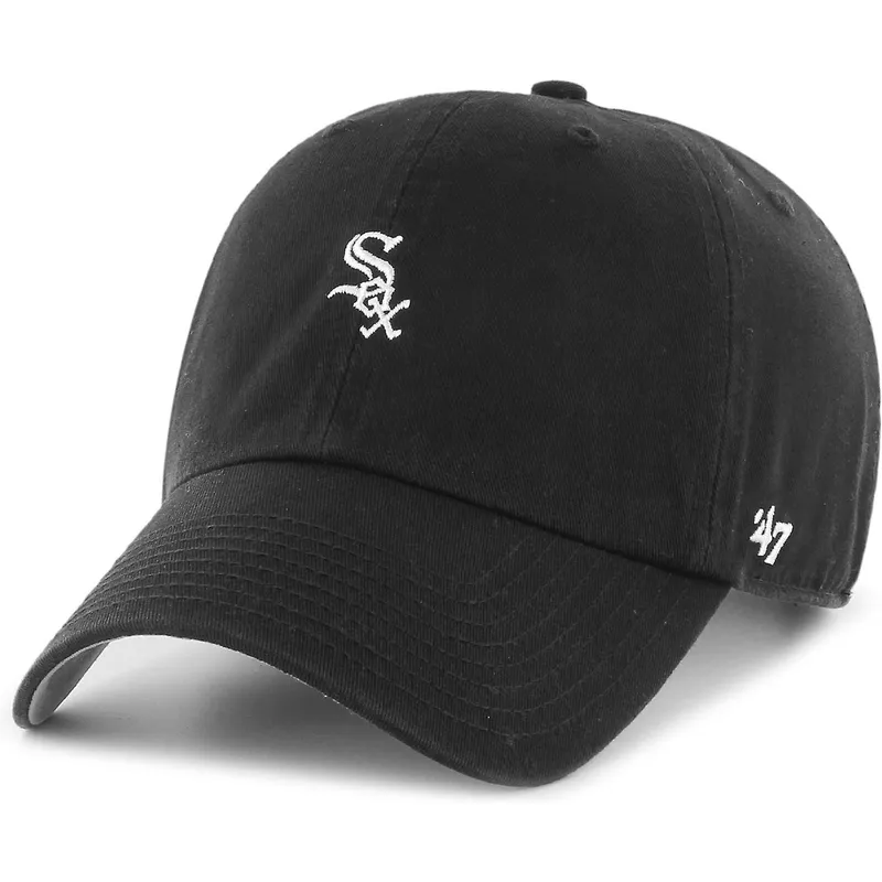 kepure-islenkta-juoda-reguliuojamas-clean-up-base-runner-chicago-white-sox-mlb-47-brand