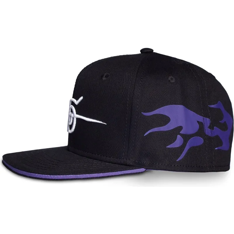 kepure-plokscia-juoda-snapback-difuzed kepure-plokscia-juoda-snapback-difuzed