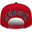 kepure-plokscia-raudona-snapback-9fifty-team-arch-boston-red-sox-mlb-new-era