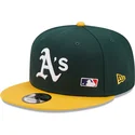 kepure-plokscia-zalia-snapback-9fifty-team-arch-oakland-athletics-mlb-new-era