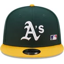 kepure-plokscia-zalia-snapback-9fifty-team-arch-oakland-athletics-mlb-new-era
