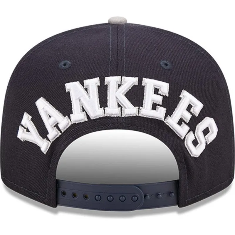 kepure-plokscia-tamsiai-melyna-snapback-9fifty-team-arch-new-york-yankees-mlb-new-era