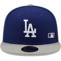 kepure-plokscia-melyna-snapback-9fifty-team-arch-los-angeles-dodgers-mlb-new-era