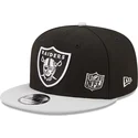 kepure-plokscia-juoda-snapback-9fifty-team-arch-las-vegas-raiders-nfl-new-era