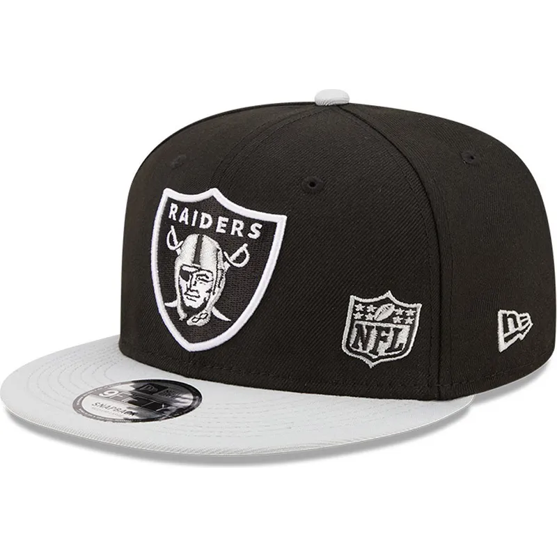kepure-plokscia-juoda-snapback-9fifty-team-arch-las-vegas-raiders-nfl-new-era