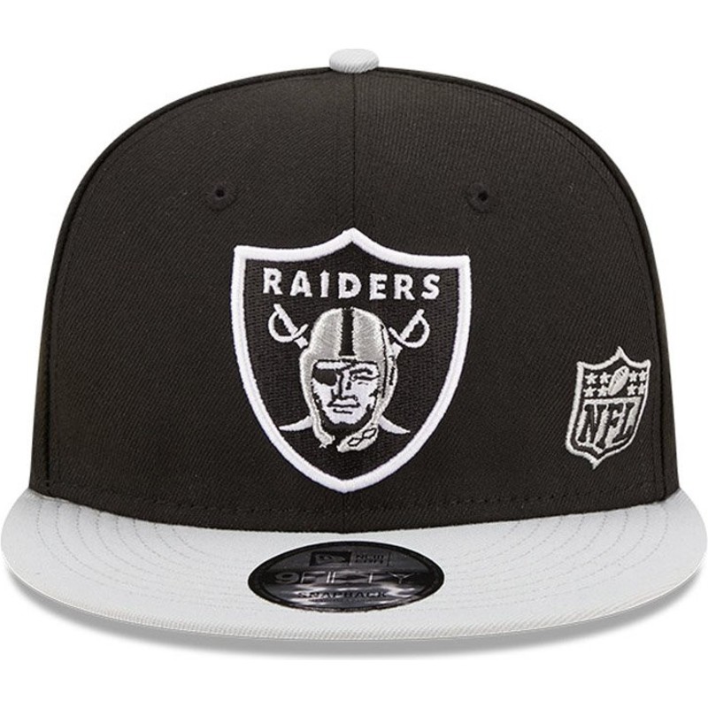 raiders flat bill hat