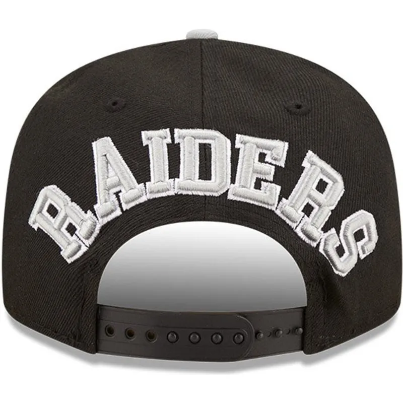 kepure-plokscia-juoda-snapback-9fifty-team-arch-las-vegas-raiders-nfl-new-era