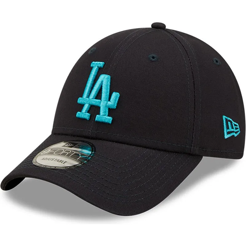 kepure-islenkta-tamsiai-melyna-reguliuojamas-9forty-league-essential-los-angeles-dodgers-mlb-new-era