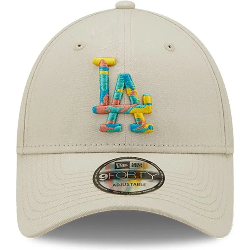 kepure-islenkta-pilka-reguliuojamas-9forty-camo-infill-los-angeles-dodgers-mlb-new-era