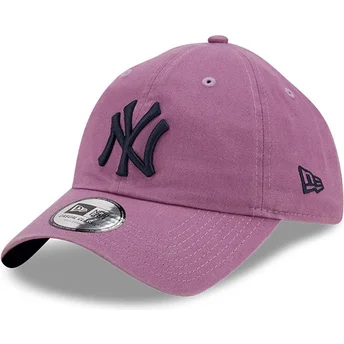 kepure-islenkta-violetine-reguliuojamas-9twenty-essential-casual-classic-new-york-yankees-mlb-new-era