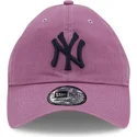 kepure-islenkta-violetine-reguliuojamas-9twenty-essential-casual-classic-new-york-yankees-mlb-new-era