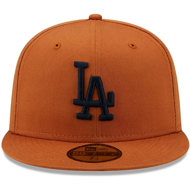 kepure-plokscia-ruda-priglundanti-59fifty-league-essential-los-angeles-dodgers-mlb-new-era