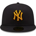 granatowa-czapka-z-daszkiem-z-zoltym-logo-59fifty-league-essential-new-york-yankees-mlb-od-new-era