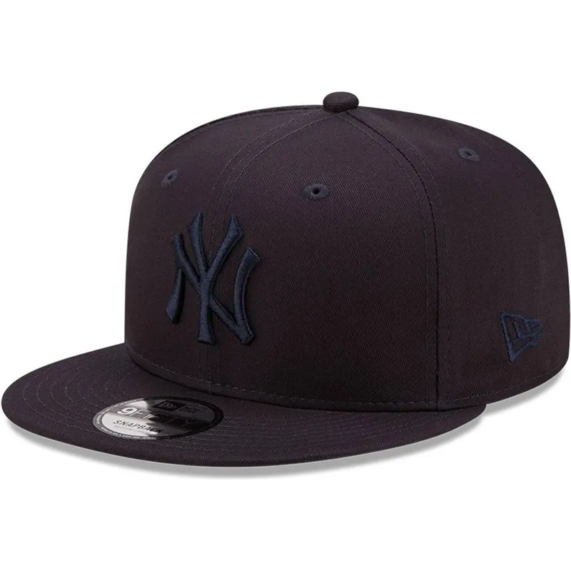 kepure-plokscia-tamsiai-melyna-snapback-9fifty-league-essential-new-york-yankees-mlb-new-era