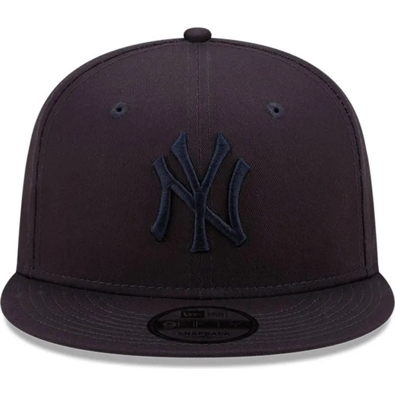 kepure-plokscia-tamsiai-melyna-snapback-9fifty-league-essential-new-york-yankees-mlb-new-era