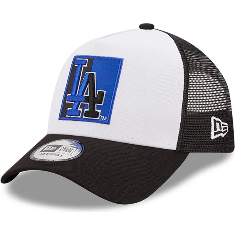 kepure-islenkta-juoda-snapback-a-frame-team-patch-los-angeles-dodgers-mlb-new-era