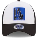 kepure-islenkta-juoda-snapback-a-frame-team-patch-los-angeles-dodgers-mlb-new-era